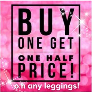 Buy one get one 50% off !